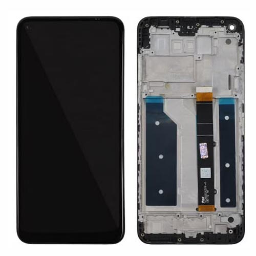 Para LG K61 Pantalla LCD y Táctil con marco